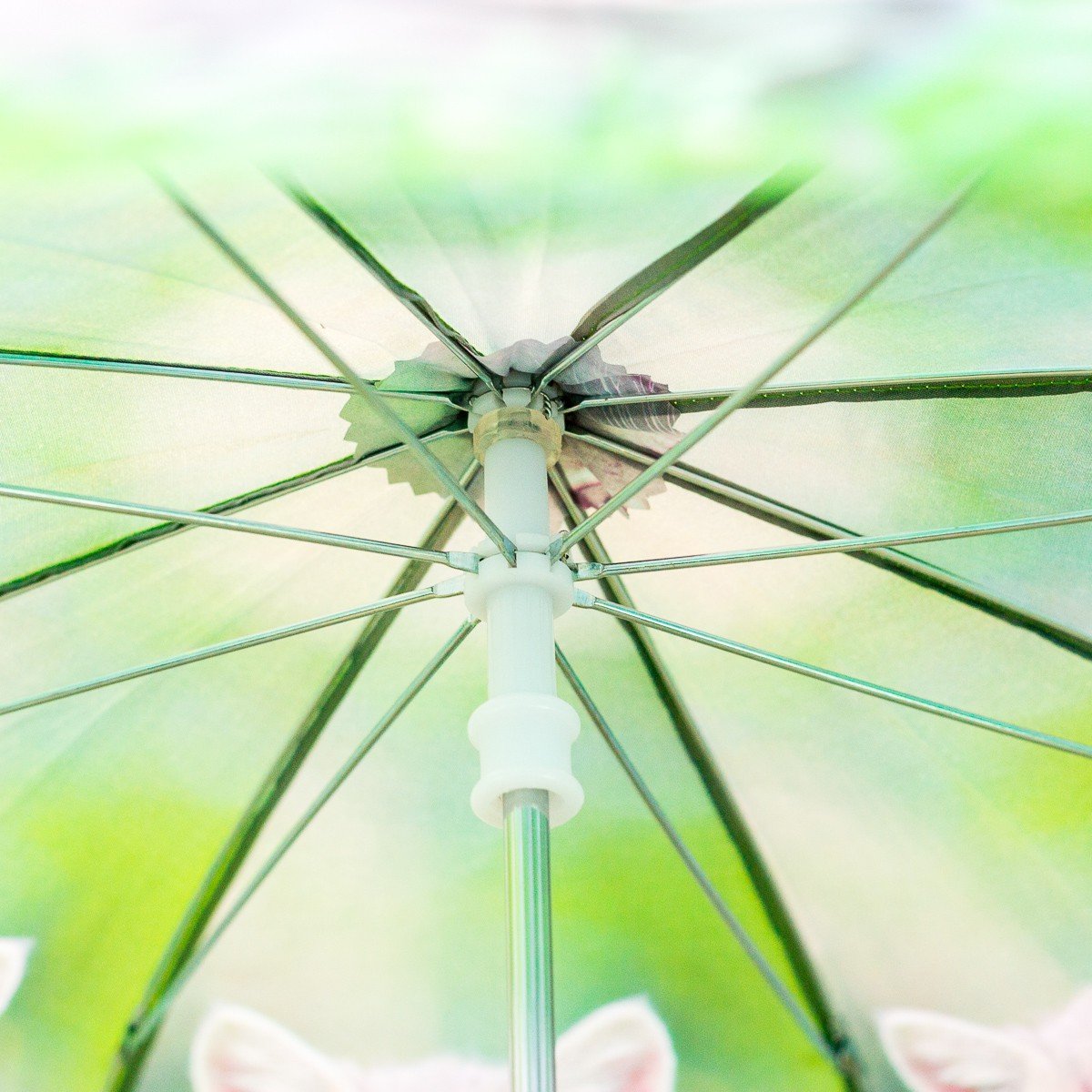 Kinderregenschirm Regenschirm mit Katzenjunges Kätzchen Schirm mit Katzenmotiv 