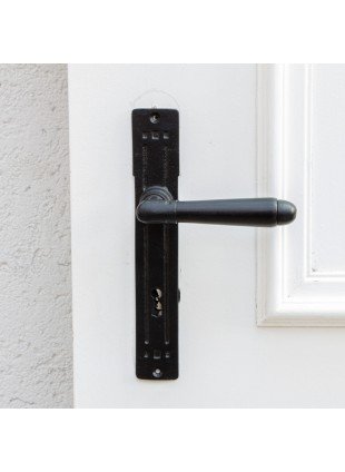 Klinkenset für Zimmertüren- Edles Design |BB72| Eisen schwarz