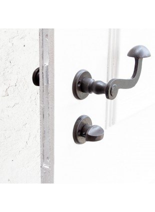 Drückergarnitur für Zimmertüren-Edles Design | BB | Eisen braun