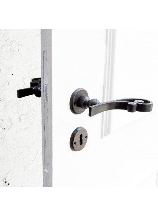 Drückergarnitur für Zimmertüren,  Edles design | BB | Eisen braun