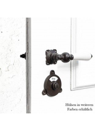 Drückergarnitur für Zimmertüren-WC-beschlag | BB | Eisen braun