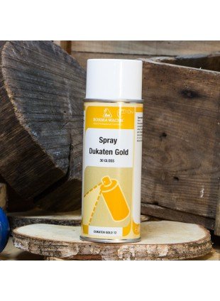 Goldlack Spray Acryl Sprühlack - DukatenGold - Matt - 400ml