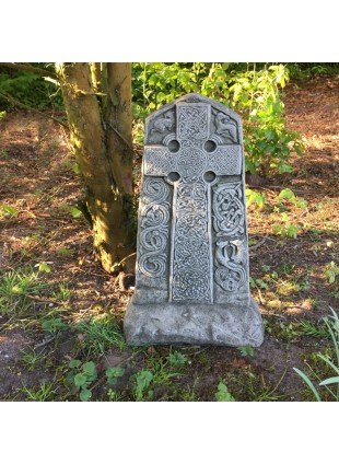 Keltisches Kreuz doppelseitig - Wegekreuz - wie aus Stein