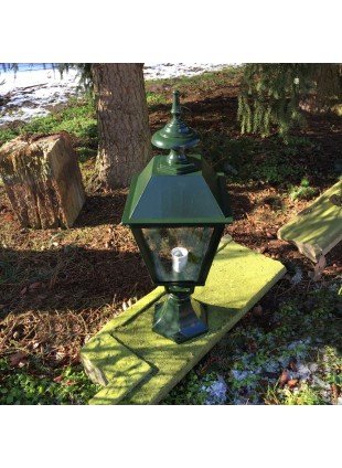 Lampen Teichanlage Aussenlampe Garten Nostalgie Lampe Aussenbeleuchtung - H.63cm