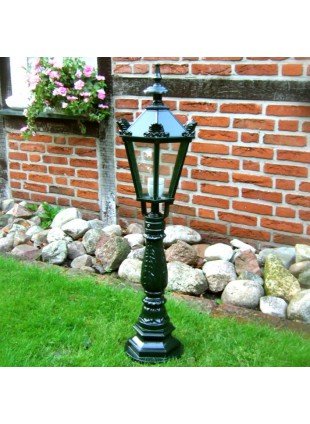 Außenleuchte als schöne Wegbeleuchtung, wie antik Gartenlampe Amsterdam H.95cm