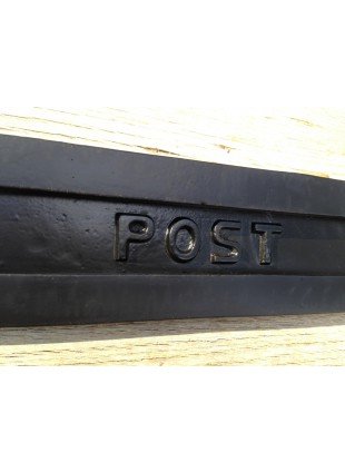 Briefschlitz rostfrei - großer Briefeinwurf für antike Haustüren - Briefkasten 