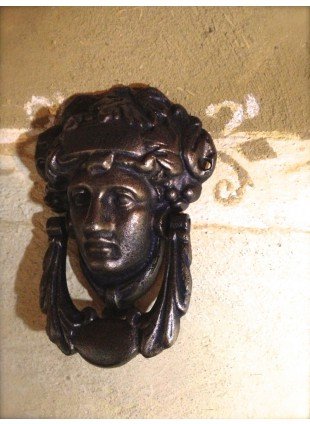 Türklopfer französisch -Madeleine- Klopfer für Haustür, in Bronze Antik Finish 