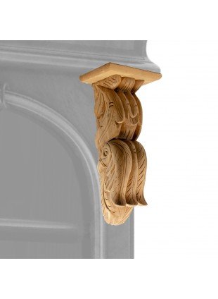 Ornament ,Schrankdeko, Dekoration  |Holz, beige | H32,0xB15,0cm