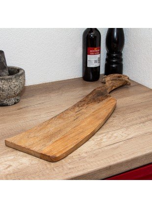 Holzbrett Schneidbrett, Messerform  | Holz, Braun  | H 2,0 x B 61,0 cm