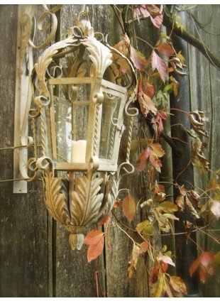 Nostalgie Lampe - antike Laternen, Aussenlampe Lombardei Windlicht Aussenleuchte
