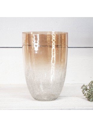 Handgefertigte Eisenlaterne mit buntem Glas