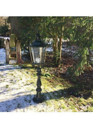 Aussenlampe für Gartenweg Landhaus Aussenleuchte Beleuchtung Vintage - H.109 cm