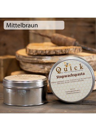 21,60 EUR/l - Stopwachspaste -Mittel Braun- Restaurationsbedarf Antikes Holz