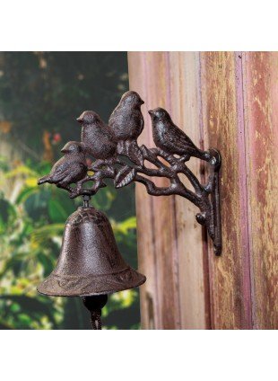 Wunderschöne Türglocke, 4 Vögel, Haustürglocke wie antik, im Landhausstil