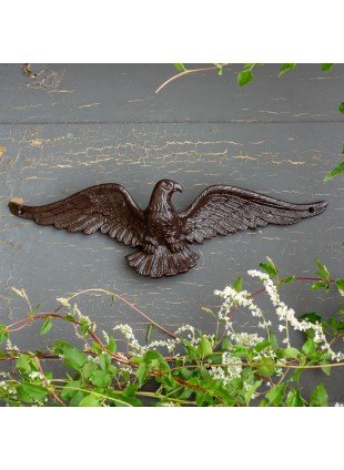 Adler als Türdeko, Wanddekoration Tierfigur, Adler in braun