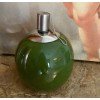 Grüne Keramik Kugel Kerze - Öllampe Garten Teelicht Tischfackel Ölleuchte Kugelleuchte