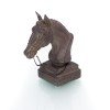 Skulptur Pferd Geschenke Pferde Figuren Tiere Tischdekoration Pferdekopf 